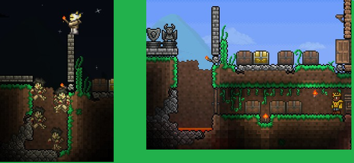 Terraria - [Ловушки] Лавовый Стиратель =) 